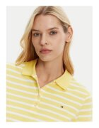 Tommy Hilfiger Polo de dama - bumbac - galben/alb -