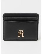 Tommy Hilfiger Portcart de piele ecologica cu monograma - Negru