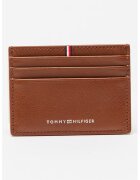 Tommy Hilfiger Portcart din piele Corporate - Maro scortisoara