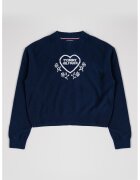 Tommy Hilfiger Pulover cu logo brodat - Bleumarin