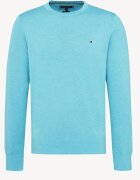 Tommy Hilfiger Pulover uni regular fit din amestec de matase -