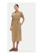 Tommy Hilfiger Rochie camasa Dama - bej - 100% in