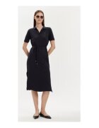 Tommy Hilfiger Rochie casual Dama - bleumarin - 65% lyocell - 32% bumbac - 3% elastan -