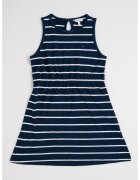 Tommy Hilfiger Rochie cu dungi fara maneci - Alb murdar/Bleumarin
