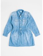 Tommy Hilfiger Rochie din denin cu maneci lungi - Albastru pastel