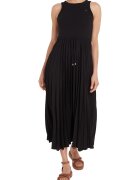 Tommy Hilfiger Rochie midi plisata - Negru