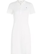 Tommy Hilfiger Rochie polo slim fit 1985 - Alb