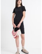 Tommy Hilfiger Rochie-tricou mini - Negru stins