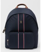 Tommy Hilfiger Rucsac din material textil cu garnituri de piele - Albastru ultramarin