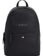 Tommy Hilfiger Rucsac piele ecologica cu logo Essential - Negru
