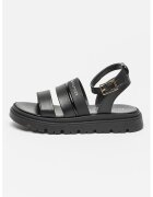 Tommy Hilfiger Sandale cu talpa flatform si catarama - Negru