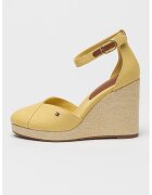 Tommy Hilfiger Sandale cu talpa wedge si detaliu cu logo Sall - Galben