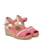 Tommy Hilfiger Sandale dama - material textil - roz/alb