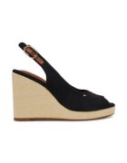 Tommy Hilfiger Sandale dama - textil - negru