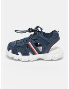 Tommy Hilfiger Sandale din material textil - Bleumarin