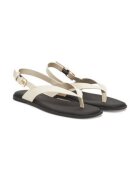 Tommy Hilfiger Sandale din piele naturala - Alb