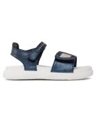 Tommy Hilfiger Sandale fete - piele ecologica - albastru