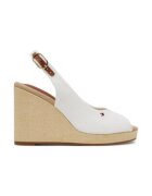 Tommy Hilfiger Sandale material textil - alb - Alb