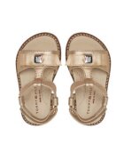 Tommy Hilfiger Sandale pentru fete - 305132345 - piele naturala - auriu