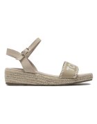 Tommy Hilfiger Sandale pentru fete - material textil - bej