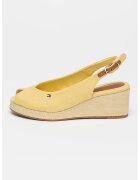 Tommy Hilfiger Sandale slingback cu talpa wedge - Galben