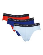Tommy Hilfiger Set de chiloti cu banda logo in talie - 3 perechi - Rosu/Albastru royal/Albastru deschis