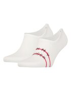 Tommy Hilfiger Set de sosete foarte scurte in dungi - 2 perechi