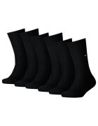 Tommy Hilfiger Set de sosete lungi - 6 perechi - Negru