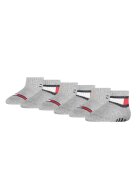 Tommy Hilfiger Set de sosete scurte - 6 perechi - Gri