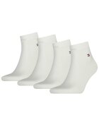 Tommy Hilfiger Set de sosete scurte cu logo discret 14171 - 4 perechi - Alb