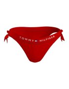 Tommy Hilfiger Slip brazilian cu snururi laterale - Rosu
