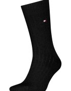 Tommy Hilfiger Sosete lungi cu logo - Negru
