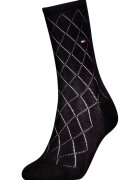 Tommy Hilfiger Sosete lungi cu model - Negru