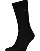 Tommy Hilfiger Sosete uni din amestec de bumbac - Negru