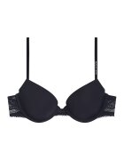 Tommy Hilfiger Sutien balconette cu sustinere metalica - Bleumarin inchis