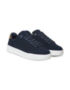 Tommy Hilfiger Tenisi barbati piele naturala - albastru - Albastru