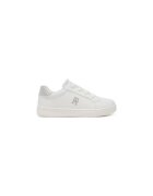 Tommy Hilfiger Tenisi fete - piele ecologica - alb -