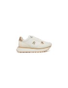 Tommy Hilfiger Tenisi pentru fete - piele ecologica - alb/auriu -
