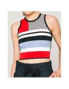 Tommy Hilfiger Top crop cu imprimeu