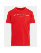 Tommy Hilfiger Tricou baieti - Rosu - 100% bumbac - 4 ani