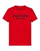 Tommy Hilfiger Tricou cu imprimeu logo pe piept - Rosu