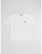 Tommy Hilfiger Tricou cu imprimeu logo si grafic pe partea din spate - Alb
