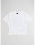 Tommy Hilfiger Tricou cu imprimeu pe partea din spate - Alb/Verde
