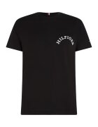 Tommy Hilfiger Tricou cu imprimeu pe partea din spate - Negru