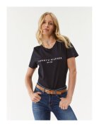 Tommy Hilfiger Tricou Dama - bumbac organic - bleumarin -