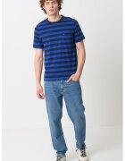 Tommy Hilfiger Tricou de bumbac cu buzunar pe piept Essential - Albastru indigo