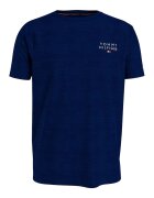 Tommy Hilfiger Tricou de casa din bumbac organic - Bleumarin