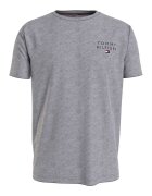 Tommy Hilfiger Tricou de casa din bumbac organic - Gri deschis