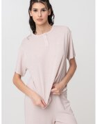 Tommy Hilfiger Tricou de pijama din amestec de bumbac organic - Bej inchis