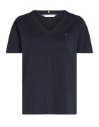 Tommy Hilfiger Tricou din bumbac cu decolteu in V